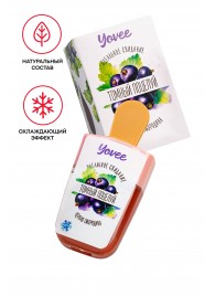 Охлаждающий бальзам для губ «Томный поцелуй» с ароматом черной смородины - 5 мл. - ToyFa - купить с доставкой в Коврове