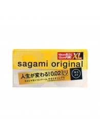 Презервативы увеличенного размера Sagami Original 0.02 XL-size - 12 шт. - Sagami - купить с доставкой в Коврове