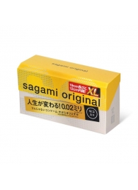 Презервативы увеличенного размера Sagami Original 0.02 XL-size - 12 шт. - Sagami - купить с доставкой в Коврове