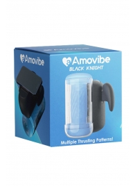 Инновационный робот-мастурбатор Black Knight с функцией пенетрации - Amovibe - в Коврове купить с доставкой