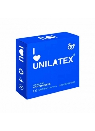 Классические презервативы Unilatex Natural Plain - 3 шт. - Unilatex - купить с доставкой в Коврове