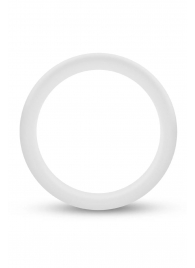 Белое люминесцентное эрекционное кольцо Silicone Glo Cock Ring - Blush Novelties - в Коврове купить с доставкой