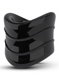 Черное эрекционное кольцо на мошонку Beef Ball Stretcher Snug X Long - Blush Novelties - в Коврове купить с доставкой