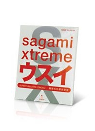 Ультратонкий презерватив Sagami Xtreme SUPERTHIN - 1 шт. - Sagami - купить с доставкой в Коврове