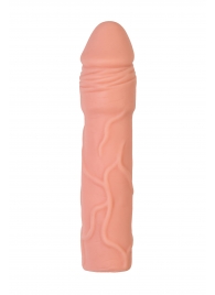 Телесная удлиняющая насадка с подхватом - 19 см. - ToyFa - в Коврове купить с доставкой