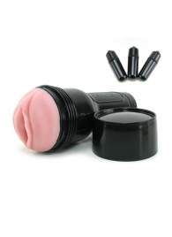 Мастурбатор-вагина Fleshlight - Vibro Pink Lady Touch с вибрацией - Fleshlight - в Коврове купить с доставкой
