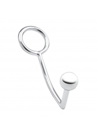 Кольцо на пенис с анальным стимулятором Stainless Steel Anal Hook   Cock Ring - BlueLine - в Коврове купить с доставкой