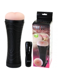 Мастурбатор-анус в колбе с 7 уровнями вибрации и выносным пультом - Baile - в Коврове купить с доставкой