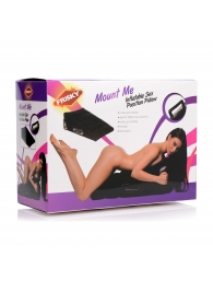 Черная подушка для секса Mount Me Inflatable Sex Position Pillow - XR Brands - купить с доставкой в Коврове