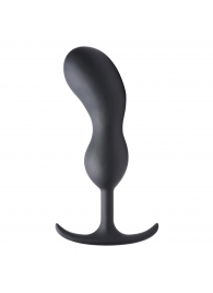 Черный массажер простаты с утяжелителями Premium Silicone Weighted Prostate Plug XL - 20,8 см. - XR Brands - в Коврове купить с доставкой