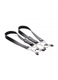 Ремни с зажимами для половых губ Spread Labia Spreader Straps with Clamps - XR Brands - купить с доставкой в Коврове