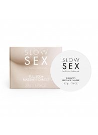 Массажная свеча для всего тела Slow Sex - 50 гр. - Bijoux Indiscrets - купить с доставкой в Коврове