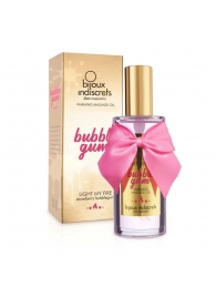Разогревающее массажное масло Light My Fire Bubble Gum с ароматом бабл-гам - 100 мл. - Bijoux Indiscrets - купить с доставкой в Коврове
