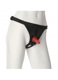 Трусики со штырьком для фиксации насадок Ultra Harness with Plug - Doc Johnson - купить с доставкой в Коврове