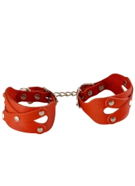 Красные наручники «Цезарь» - Sitabella - купить с доставкой в Коврове