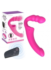 Розовый безремневой страпон Straples Strap-On Dildo - Erokay - купить с доставкой в Коврове