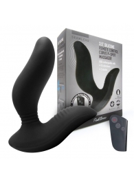 Черный вибромассажер простаты 3,5’’ Remote Control Curve P-spot Massager - 12 см. - Erokay - в Коврове купить с доставкой