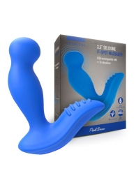 Синий вибромассажер простаты 3,5’’ P-spot Massager - 12,5 см. - Erokay - в Коврове купить с доставкой