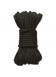 Черная верёвка для связывания и фиксации Bind Tie - 9,14 м. - Doc Johnson - купить с доставкой в Коврове