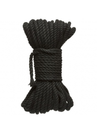 Черная верёвка для связывания и фиксации Bind Tie - 15,24 м. - Doc Johnson - купить с доставкой в Коврове