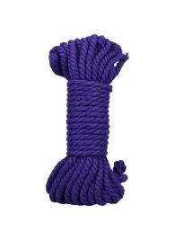 Фиолетовая верёвка для связывания и фиксации Bind Tie - 9,14 м. - Doc Johnson - купить с доставкой в Коврове