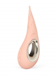 Бежевый вибромассажер для клитора Dot Cruise - 16,5 см. - Lelo