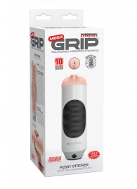 Мастурбатор-вагина Extreme Toyz Mega Grip Vibrating Stroker Mouth - Pipedream - в Коврове купить с доставкой