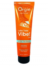 Гель с эффектом вибрации Lube Tube Vibe Low Sex On The Beach - 100 мл. - ORGIE - купить с доставкой в Коврове