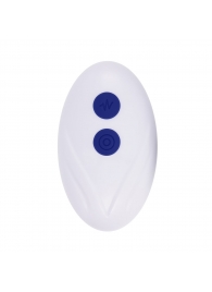 Синее эрекционное виброкольцо с клиторальной подушечкой и пультом ДУ Adjustable Fun Ring - Zero Tolerance - в Коврове купить с доставкой