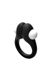 Черное эрекционное кольцо Zippy Vibrating Ring With Bullet - Adrien Lastic - в Коврове купить с доставкой