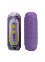 Фиолетовый мастурбатор Venus-X Twin balls - Baile - в Коврове купить с доставкой