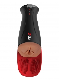 Мастурбатор-вагина в колбе с вибрацией Fuck-O-Matic Pro XL - Pipedream - в Коврове купить с доставкой