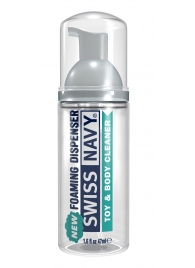 Очищающая пенка для игрушек и тела Toy   Body Cleaner Foamer - 47 мл. - Swiss navy - купить с доставкой в Коврове