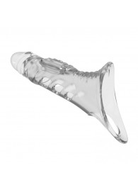Прозрачная насадка на пенис - 22 см. - Baile - в Коврове купить с доставкой