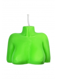 Зеленая сувенирная свеча «Женский силуэт» - Pecado - купить с доставкой в Коврове