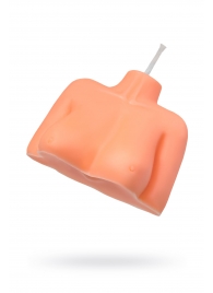 Оранжевая сувенирная свеча «Женский силуэт» - Pecado - купить с доставкой в Коврове