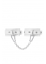 Белые мини-оковы со скруглёнными углами - Pecado - купить с доставкой в Коврове