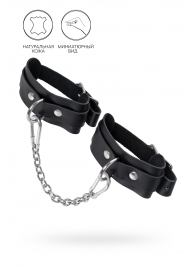 Черные мини-оковы со скруглёнными углами - Pecado - купить с доставкой в Коврове