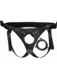 Пояс Hard Brutal для больших насадок - LOVETOY (А-Полимер) - купить с доставкой в Коврове