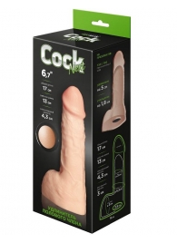 Телесный фаллоудлинитель с мошонкой Cock Next - 17 см. - LOVETOY (А-Полимер) - в Коврове купить с доставкой
