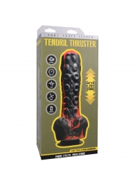 Черно-красная мини-машина на присоске Tendril Thruster - 21,6 см. - Doc Johnson - купить с доставкой в Коврове