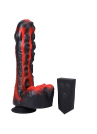 Черно-красная мини-машина на присоске Tendril Thruster - 21,6 см. - Doc Johnson - купить с доставкой в Коврове