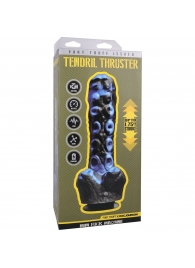 Черно-синяя мини-машина на присоске Tendril Thruster - 21,6 см. - Doc Johnson - купить с доставкой в Коврове