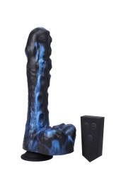 Черно-синяя мини-машина на присоске Tendril Thruster - 21,6 см. - Doc Johnson - купить с доставкой в Коврове