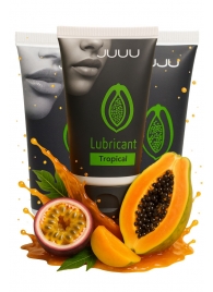 Набор из 3 съедобных лубрикантов JUJU со вкусом тропических фруктов - JuJu - купить с доставкой в Коврове