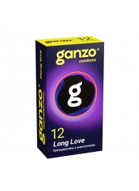 Презервативы с анестетиком для продления удовольствия Ganzo Long Love - 12 шт. - Ganzo - купить с доставкой в Коврове