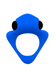 Синее эрекционное кольцо Wooomy Tribeс с вибрацией - Adrien Lastic - в Коврове купить с доставкой