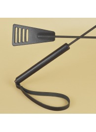 Черный кожаный стек «Сириус» - 60 см. - Sitabella - купить с доставкой в Коврове