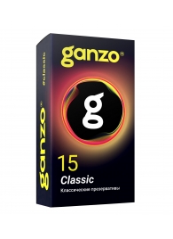 Классические презервативы с обильной смазкой Ganzo Classic - 15 шт. - Ganzo - купить с доставкой в Коврове