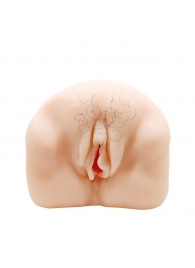 Телесный мастурбатор-вагина с оволосением и вибрацией - Baile - в Коврове купить с доставкой